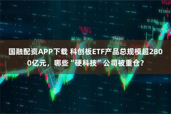 国融配资APP下载 科创板ETF产品总规模超2800亿元，哪些“硬科技”公司被重仓？